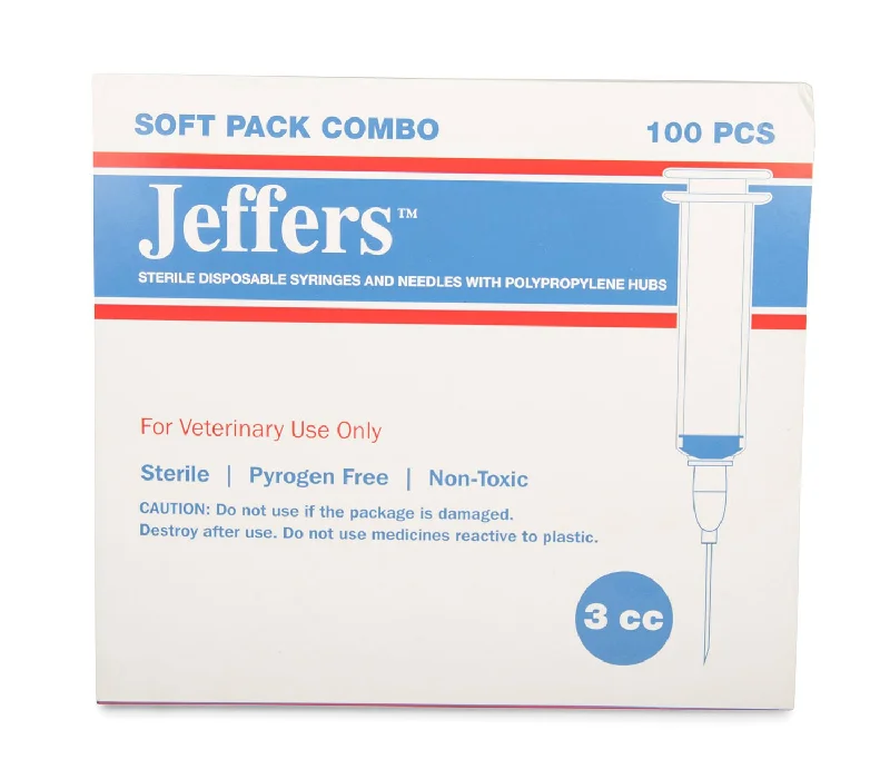 Luer Slip Syringe/Needle Combo, Boxes