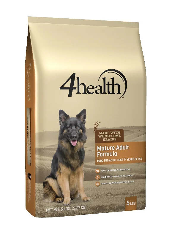 4health with Wholesome Grains Mature Adult Formula for Dogs 7+ Years of Age Dry Dog Food