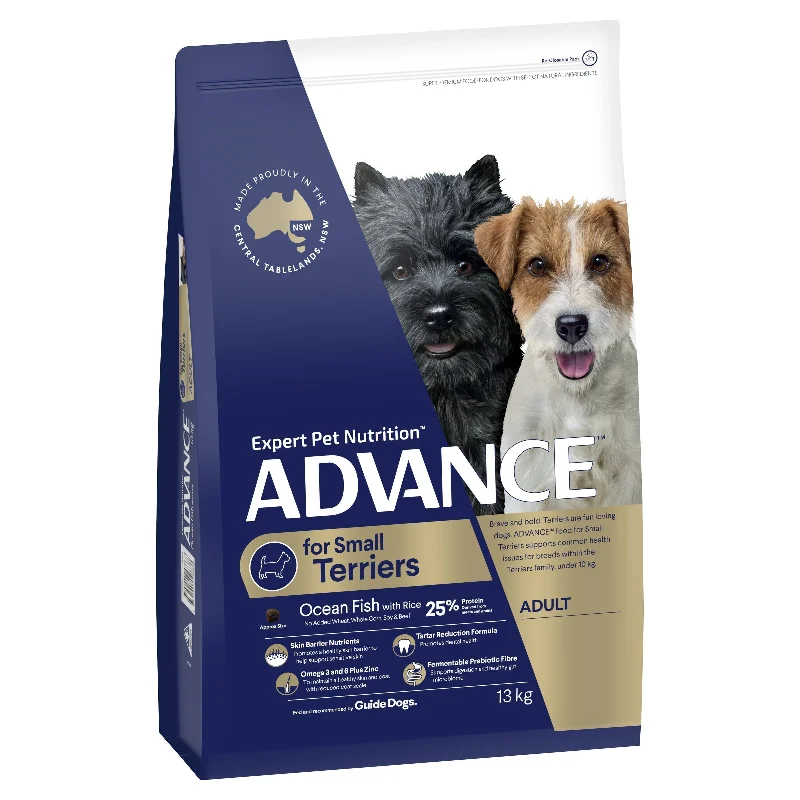 Advance Ocean Fish Small Terriers Adult Dog Dry Food 13kg***