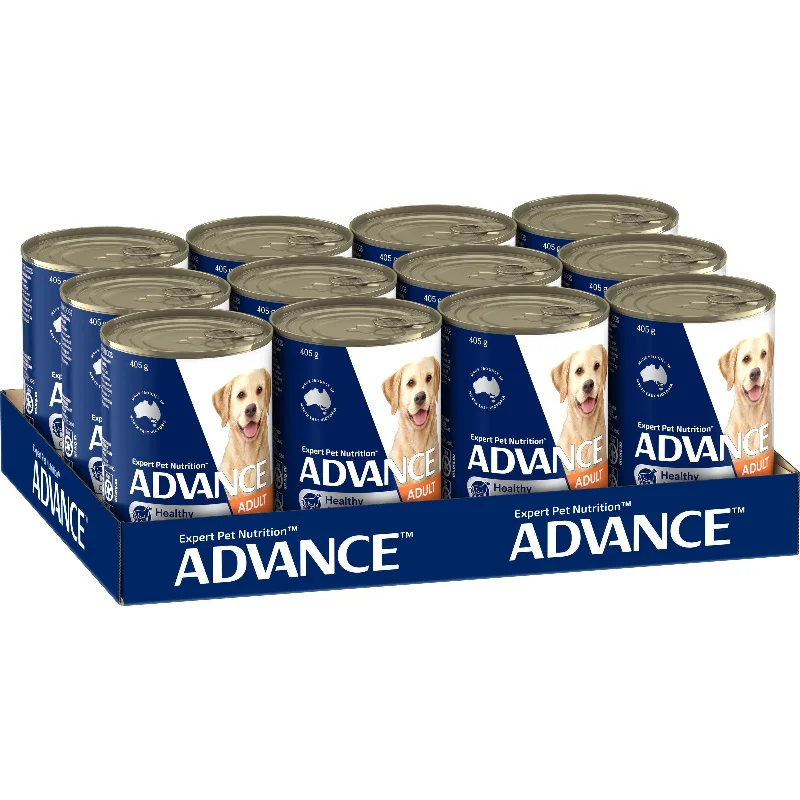 Advance Chicken and Rice Weight Control Adult Dog Wet Food 405g x 12