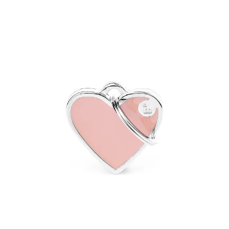 Basic Handmade Small Pink Heart ID Tag