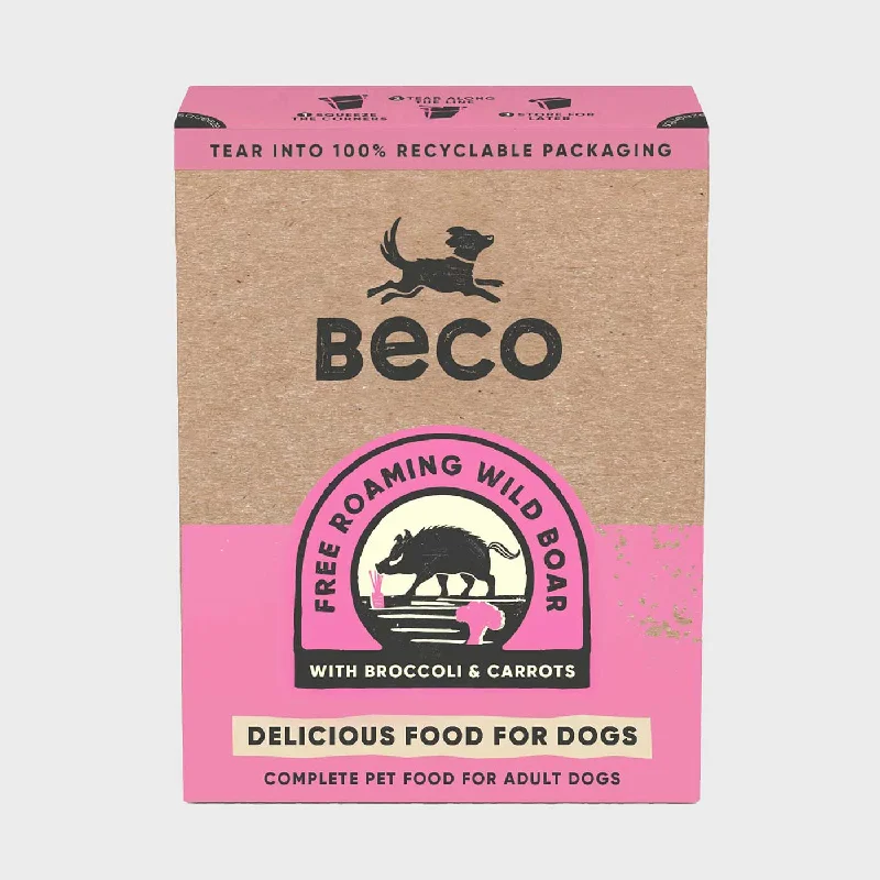 Beco Free Roaming Wild Boar Complete Wet Dog Food 375g