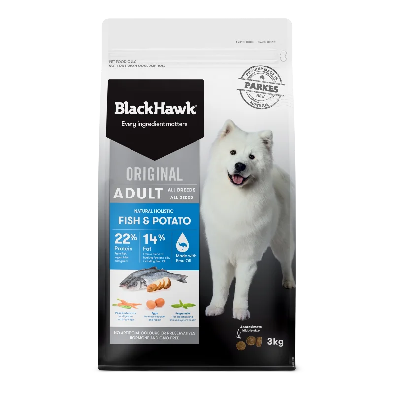 Black Hawk Original Adult Fish and Potato Dry Dog Food