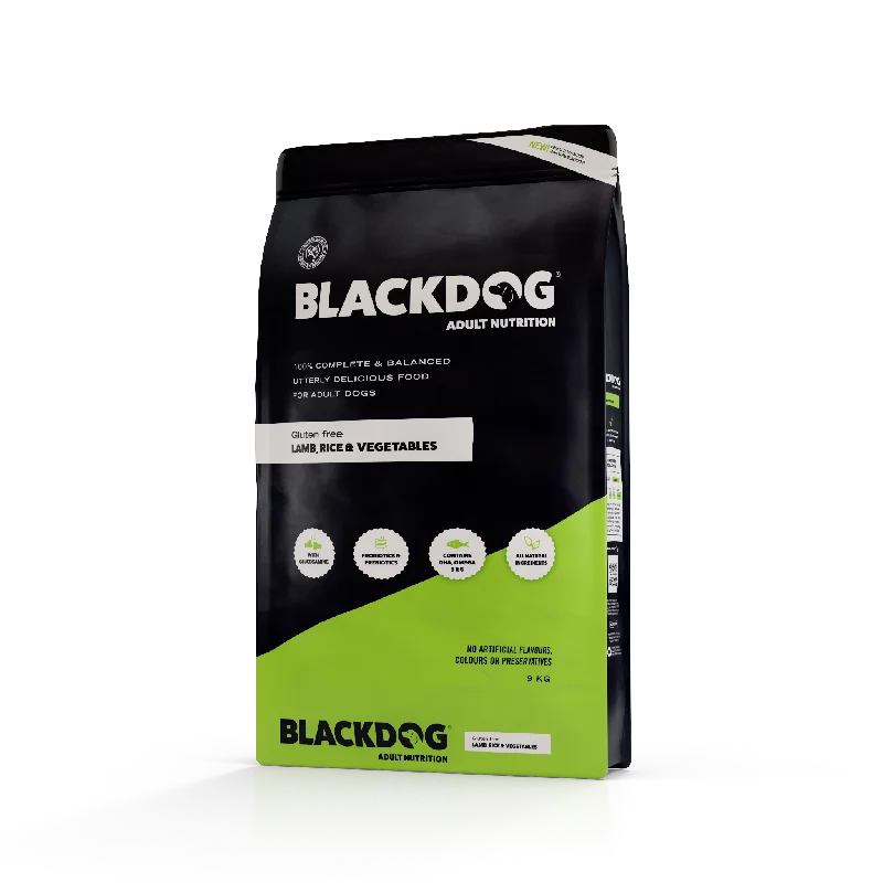 Blackdog Adult Lamb Rice & Vegetables Dry Dog Food 9kg