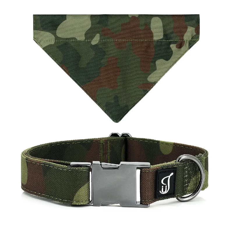 Camouflage Dog Collar Bandana