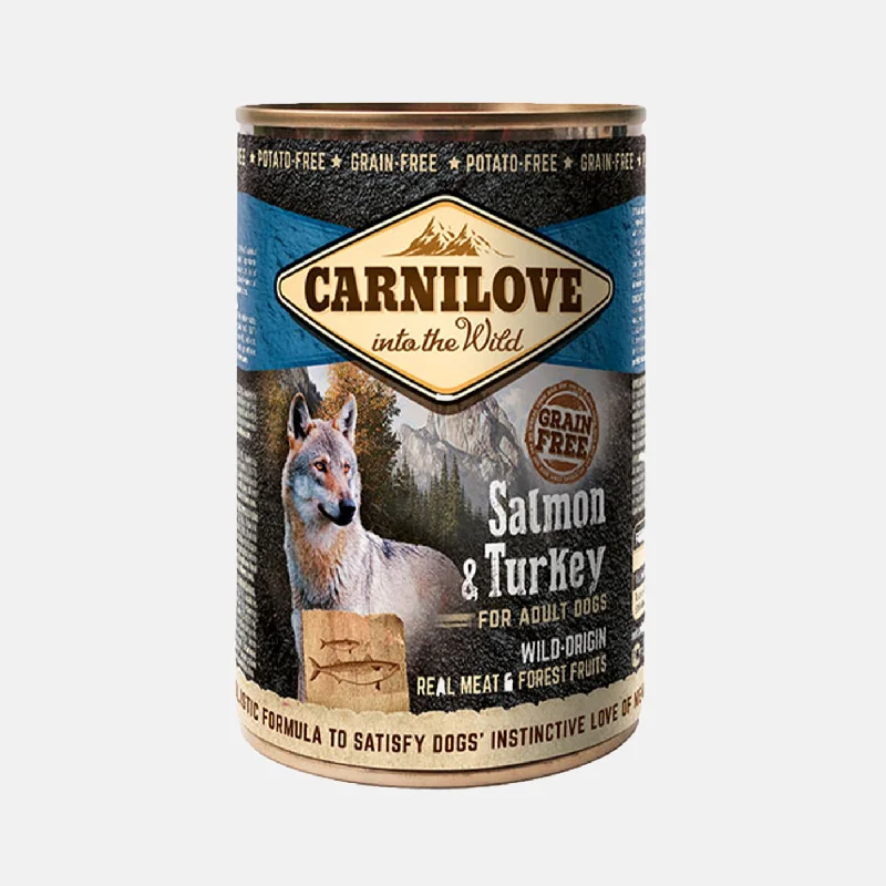 Carnilove Salmon & Turkey Dog Food (6x400g)