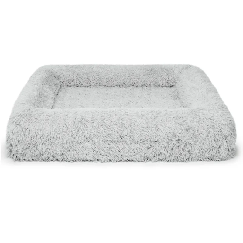 Dazy Dog Orthopaedic Memory Foam Dog Bed Grey Shag