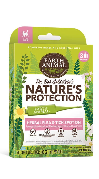 Earth Animal Cat Herbal Flea&Tick Spot-On