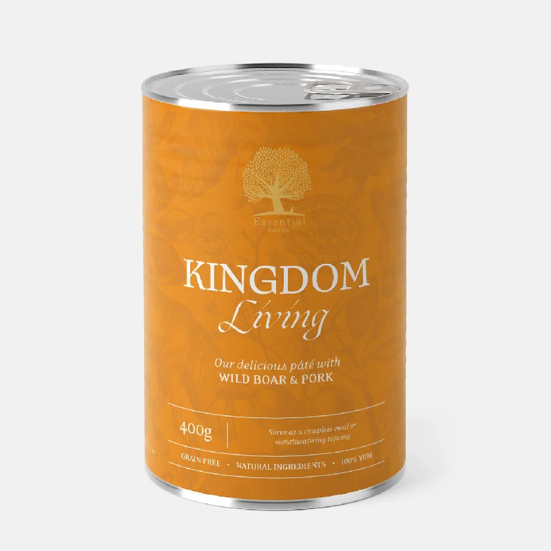 Essential Foods Kingdom Living Pate Dog Food 400g