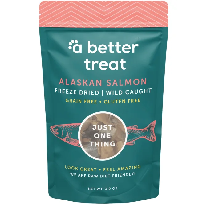 A Better Treat | Freeze-Dried Raw Wild Caught Salmon Dog and Cat Treats