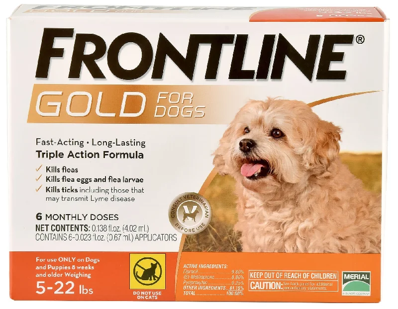 Frontline Gold for Dogs, 6-pack