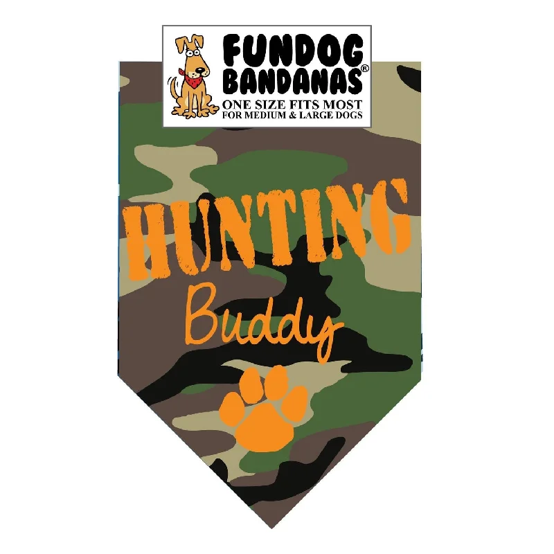 Hunting Buddy Bandana - Green Camo  - Made in USA