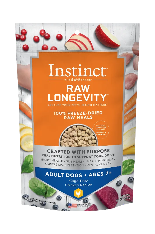 Instinct Longevity Senior Chicken Bites Freeze Dried Dog Food