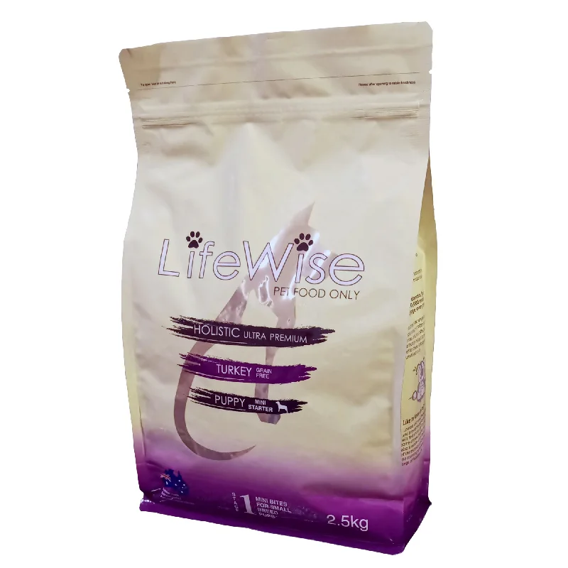 LifeWise Dog Puppy (Stage 1) Mini Starter Grain Free Turkey Dry Food 2.5kg