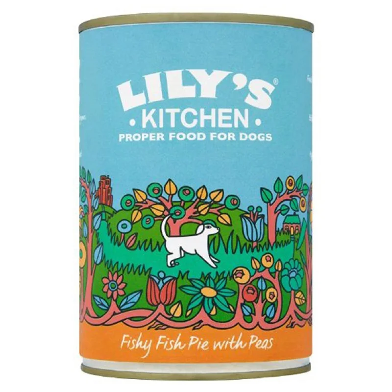 Lily's Kitchen Fishy Fish Pie with Peas Dog Food (Case of 6)