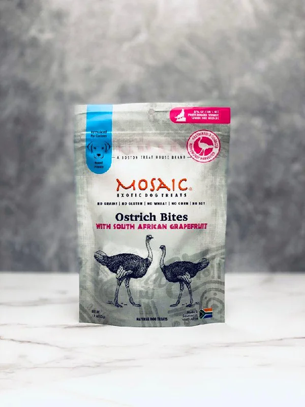 Mosaic South African Ostrich Bites Infused with Grapefruit, 3 oz