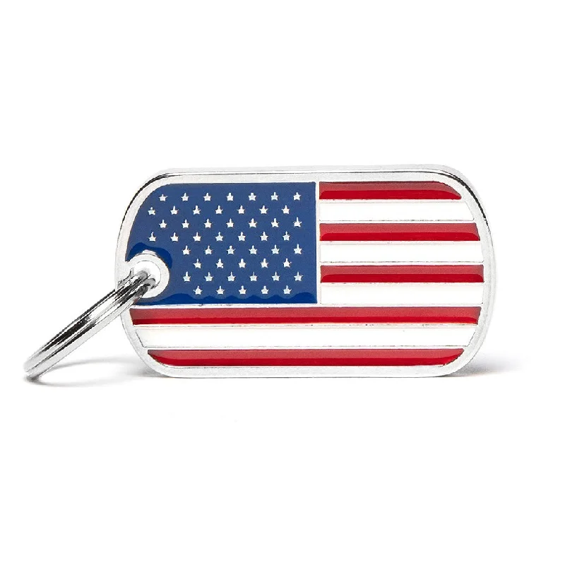 MyFamily ID Tag U.S.A. Flag