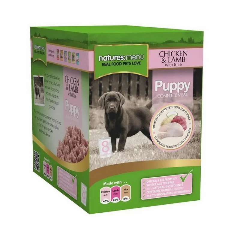 Natures Menu Puppy And Junior Dog Food Pouches (Case  Of 8)