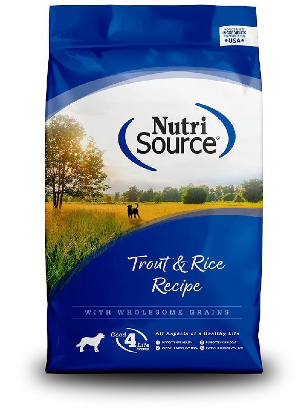 Nutrisource Adult Trout and Rice Dry Dog Food