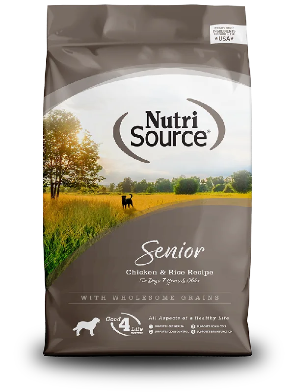 Nutrisource Senior Chicken and Rice Dry Dog Food