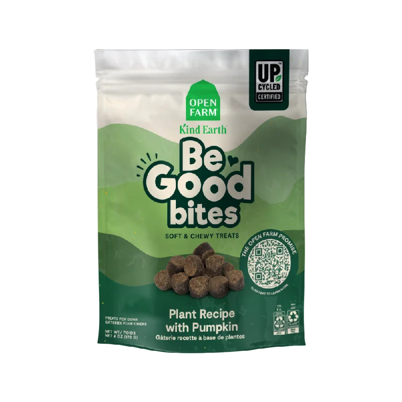 Open Farm Be Good Bites Plant Recipe with Pumpkin Soft & Chewy Treats