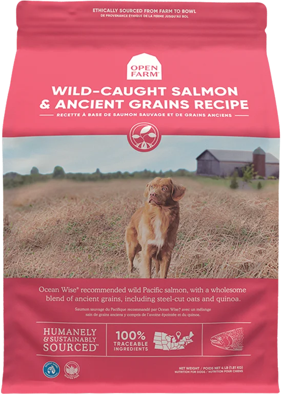 Open Farm Wild-Caught Salmon & Ancient Grains Dry Dog Food