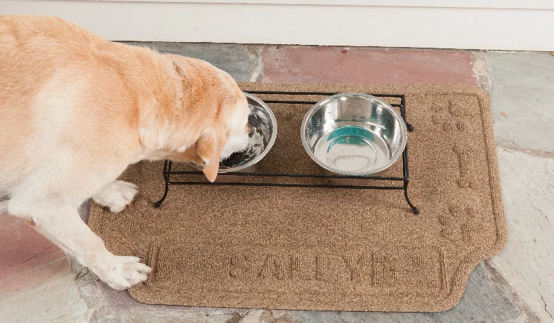 Over Sized Water Trapping Dog Feeding Mat