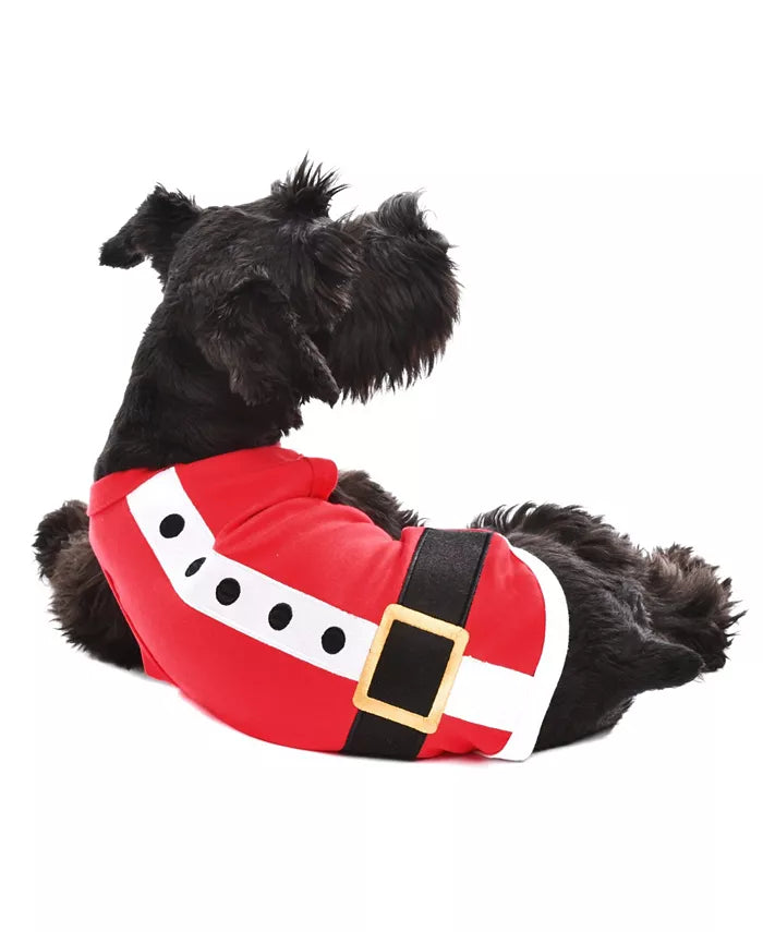 Parisian Pet Santa's Outfit Dog Tank Red