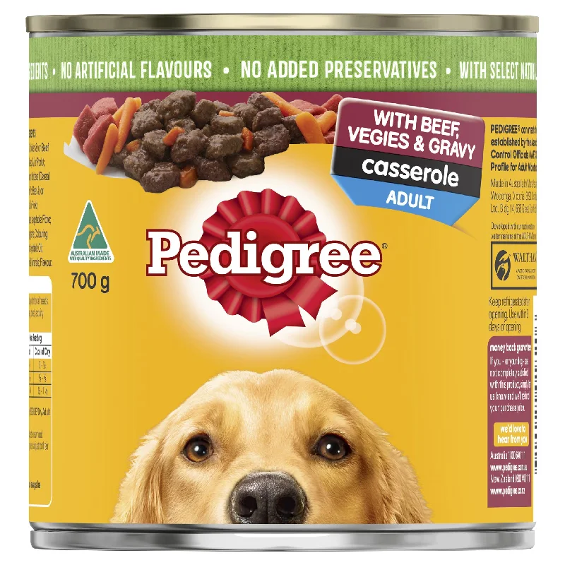 Pedigree Dog Adult Wet Food Beef Casserole 700g x 12