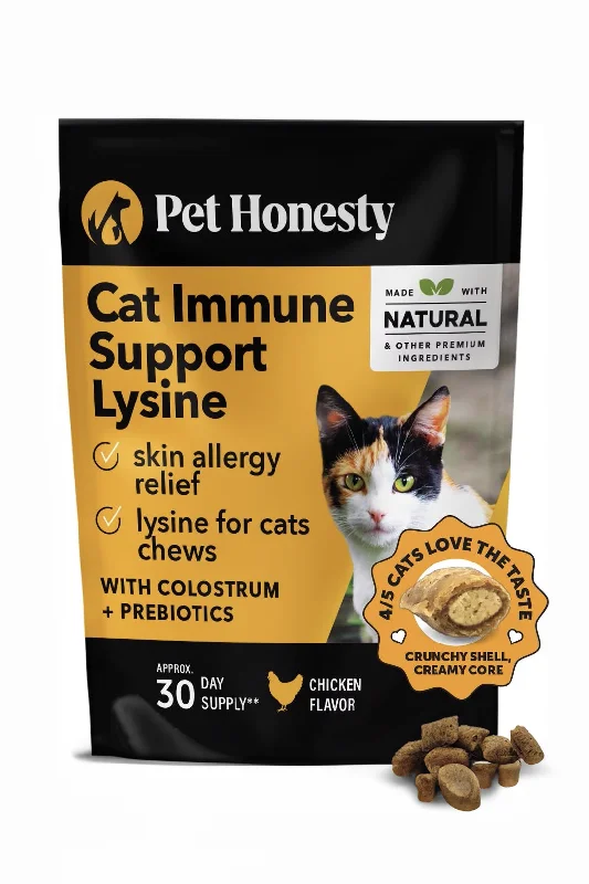 Pet Honesty Immunity Support Lysine Chicken Cat Supplement