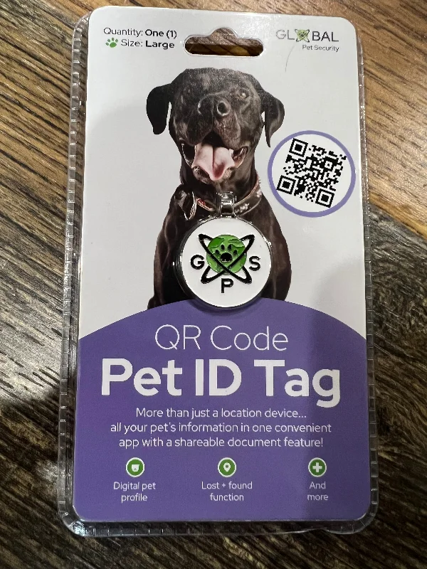 PET ID TAG Global Pet Security QR code