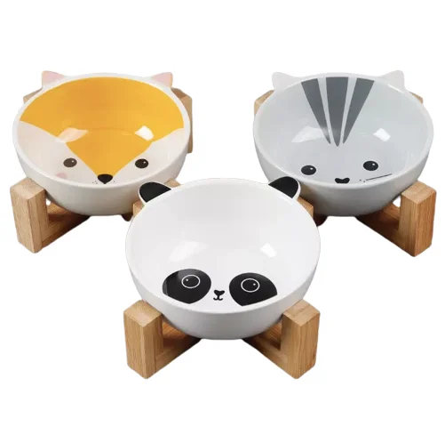 Pets Bowl Feeder Ceramic