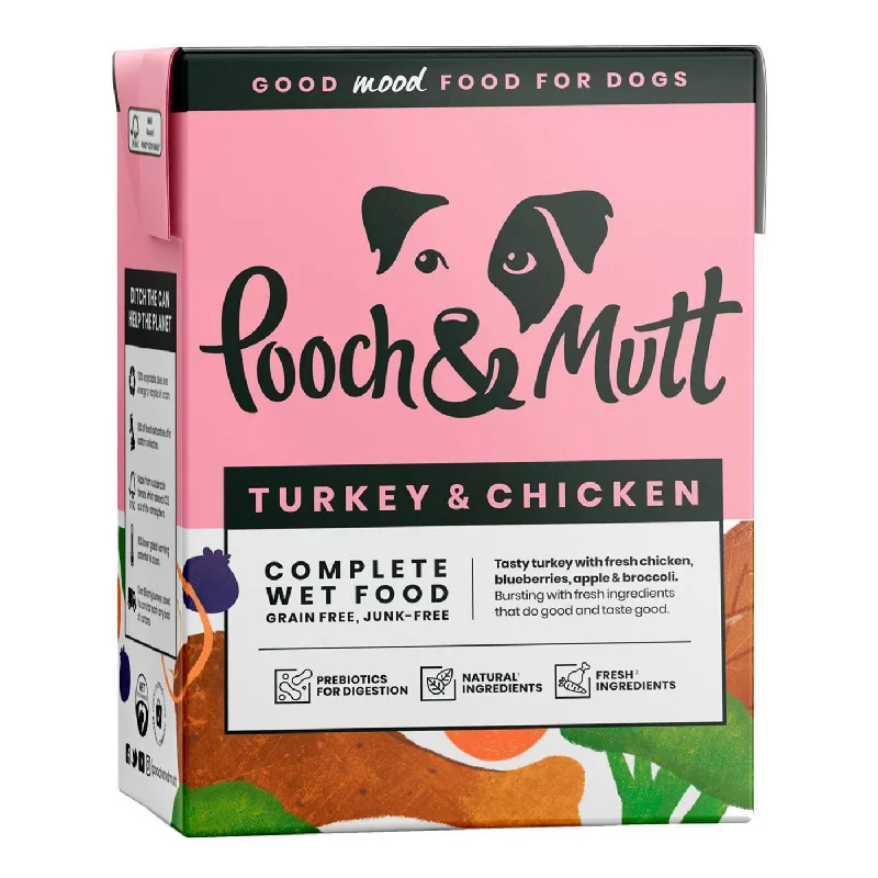 Pooch & Mutt Turkey & Chicken Dog Food (Case of 12)