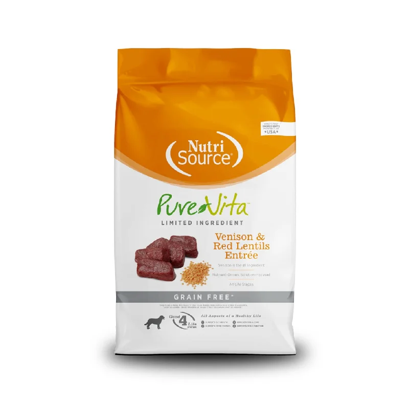 PureVita Grain Free Venison & Lentil Dry Dog Food