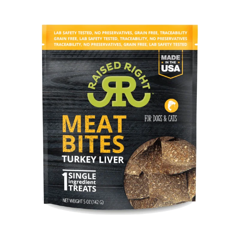 Raised Right Turkey Liver Bites 5oz