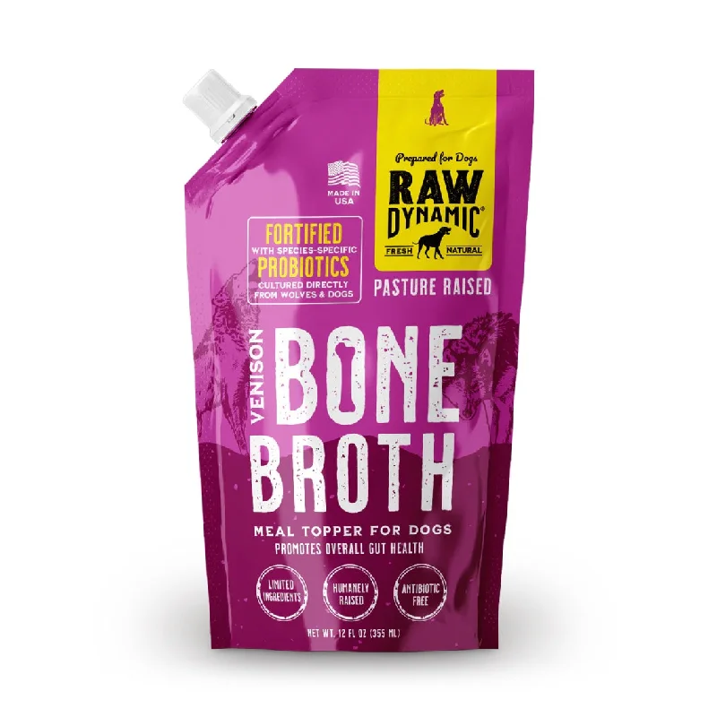 Raw Dynamic Venison Bone Broth 12oz