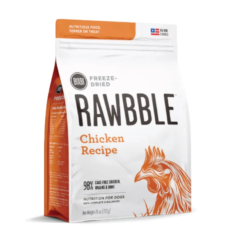 Rawbble Chicken Recipe Freeze Dried Dog Food