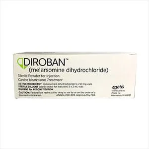 Rx Diroban, 5 x 50mg Vials