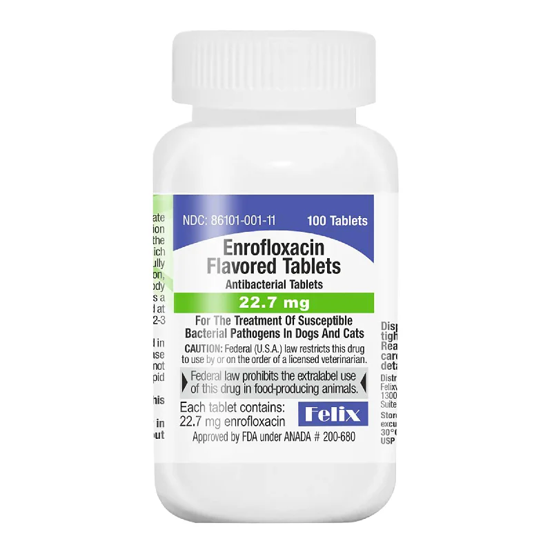 Rx Enrofloxacin Flavored Tablets