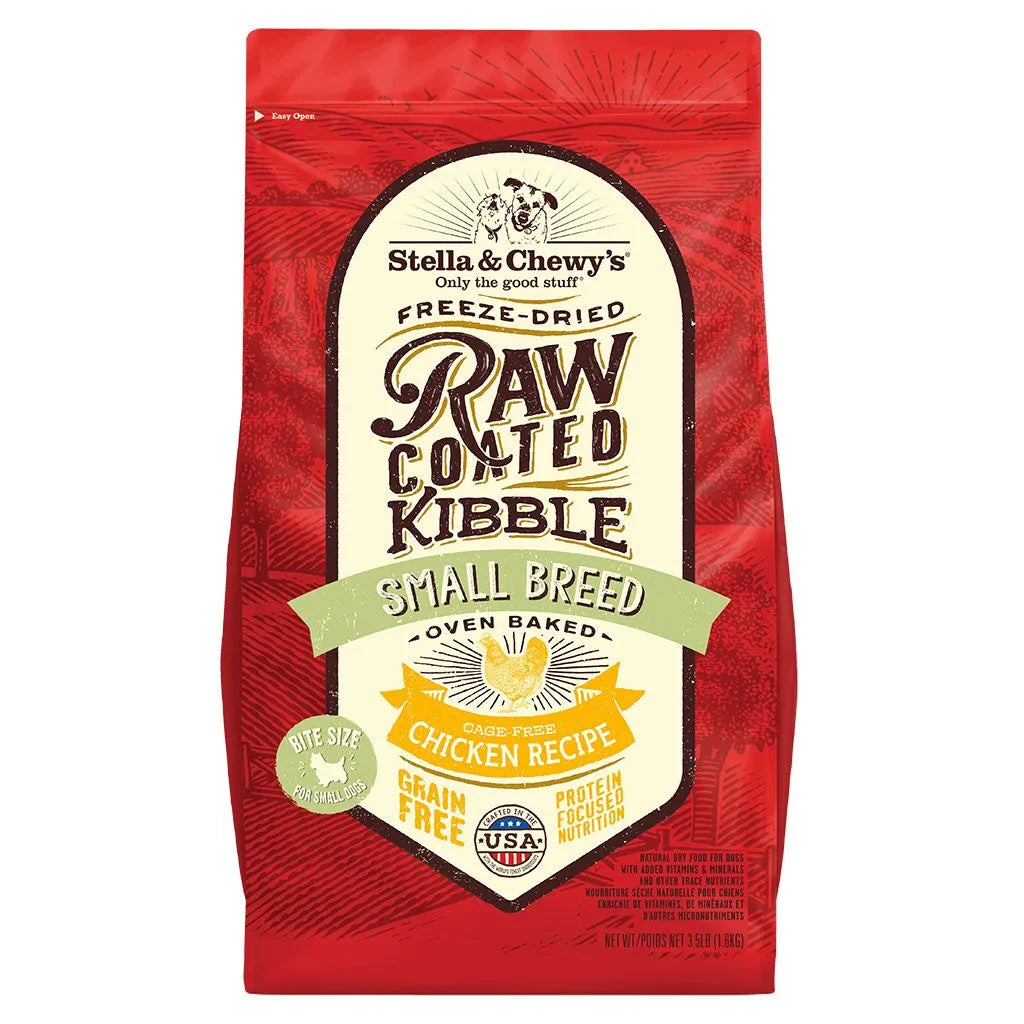 Stella & Chewy's Cage-Free Chicken Raw Coated Grain-Free Kibble Dry Dog Food for Small Breeds