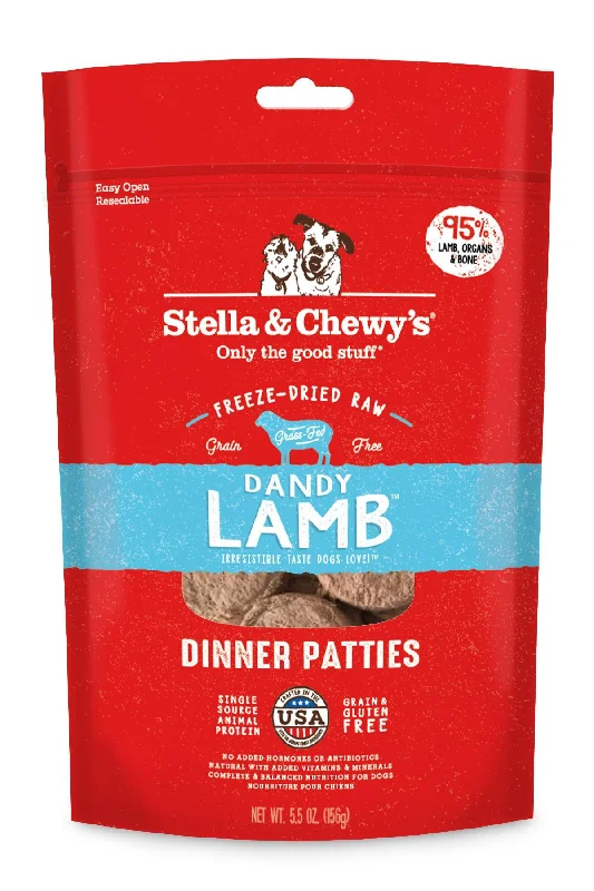 Stella and Chewy's Dandy Lamb Freeze Dried Dinner Patties Dog Food