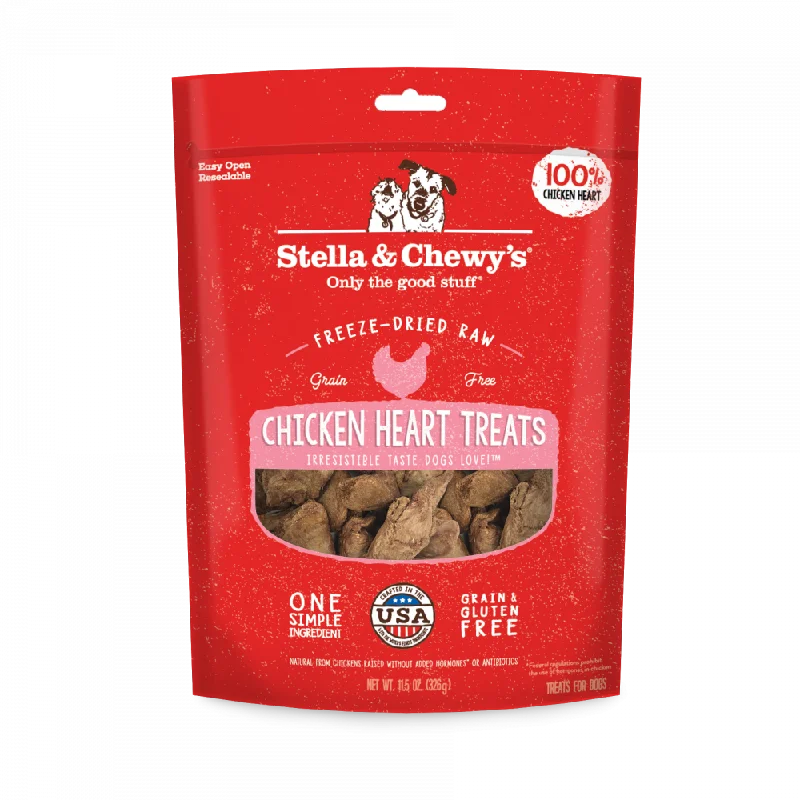 Stella & Chewy's Freeze Dried Raw Chicken Hearts Dog Treats