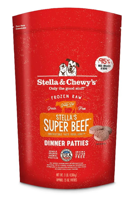 Stella and Chewy's Super Beef Frozen Raw Dog Food