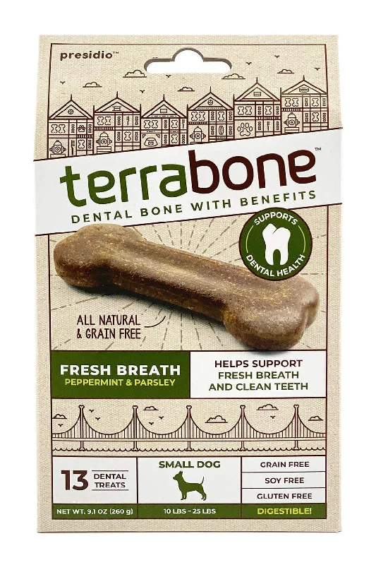 Terrabone Fresh Breath Dental Chews, Small