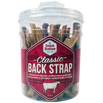 Dog Chewing Treat - Snack Station - Beef Back Strap - 1 pc