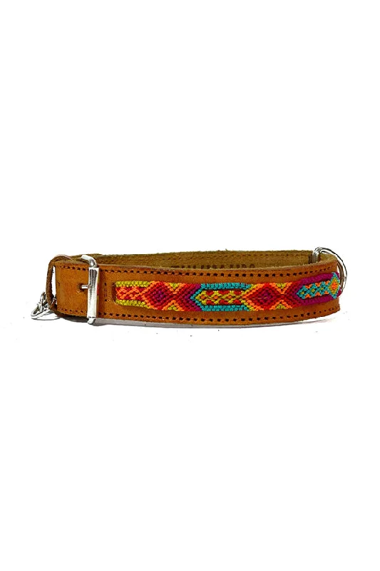 Tulum Handmade Cabos Brown Dog Collar