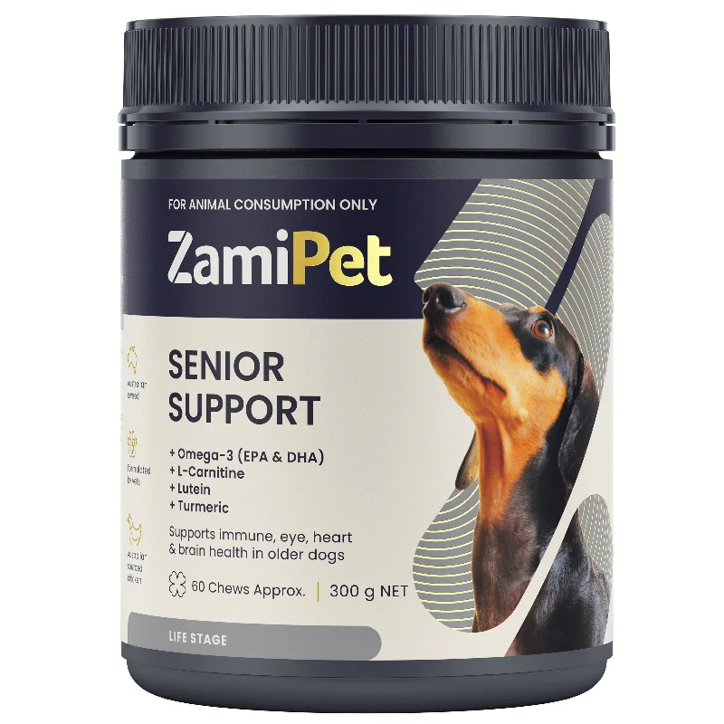 ZamiPet Senior Support Chews for Dogs 300g 60 Pack