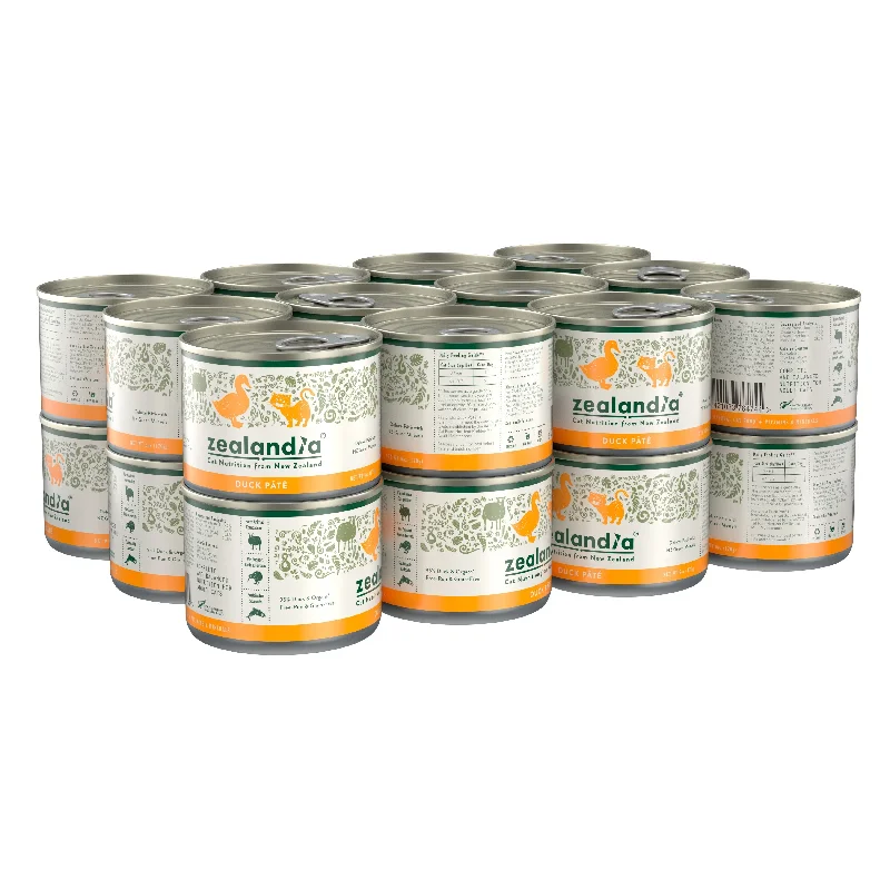 Zealandia Duck Pate Adult Cat Wet Food 170g x24