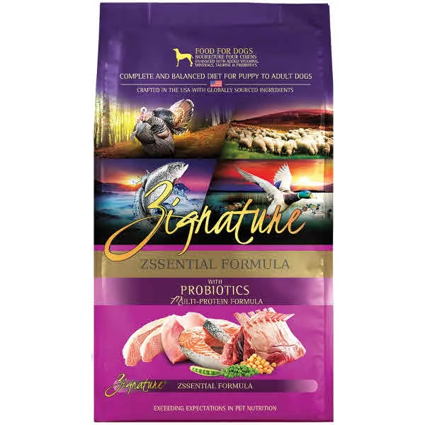 Zignature Zssential Multi-Protein Formula With Probiotics Dry Dog Food, 12.5-lb