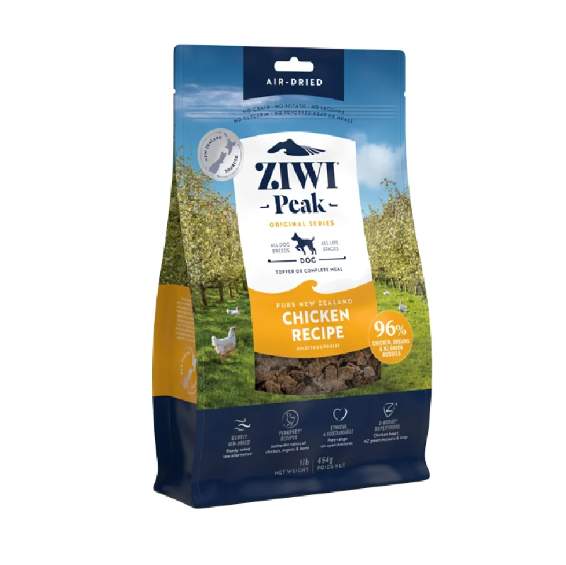 ZIWI Peak Air Dried Chicken Recipe Dog Food 454g